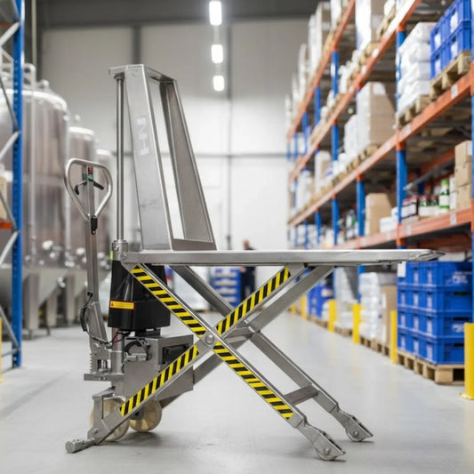 Rustfri palleløfter til fødevareindustrien – hvad skal du vide? – ErgoTrans