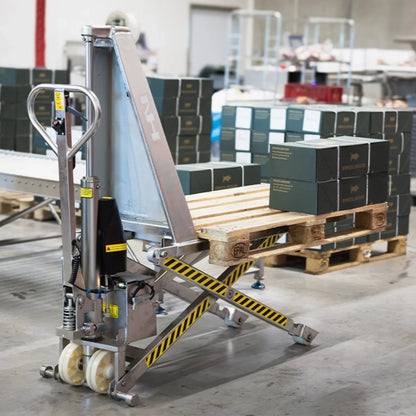 Rustfri hydraulisk højtløftende palleløfter