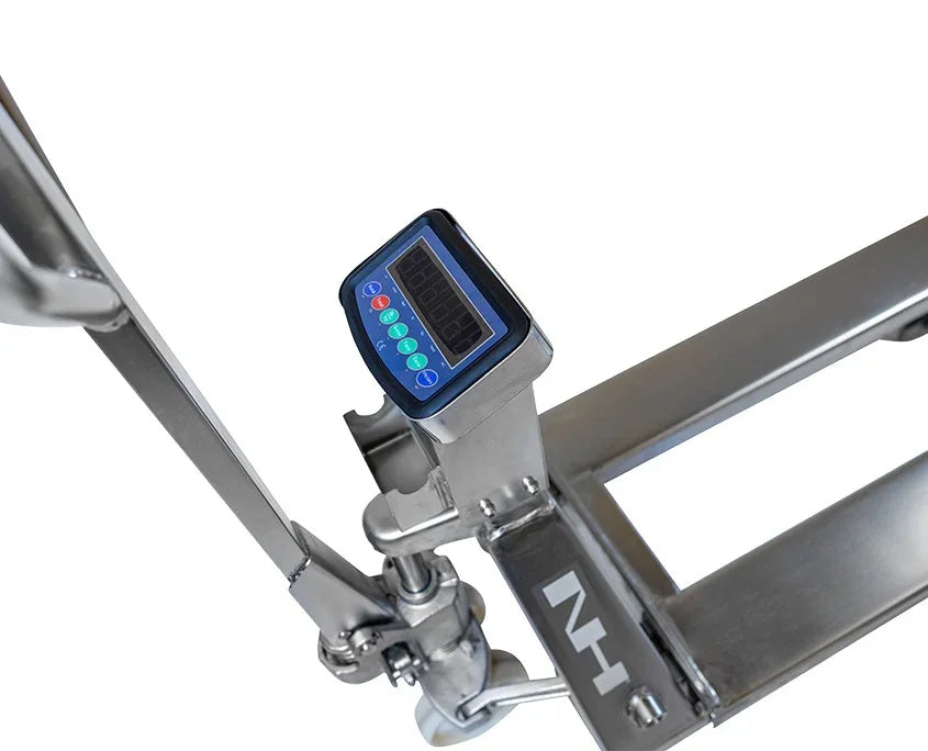 Rustfri palleløfter med vægt