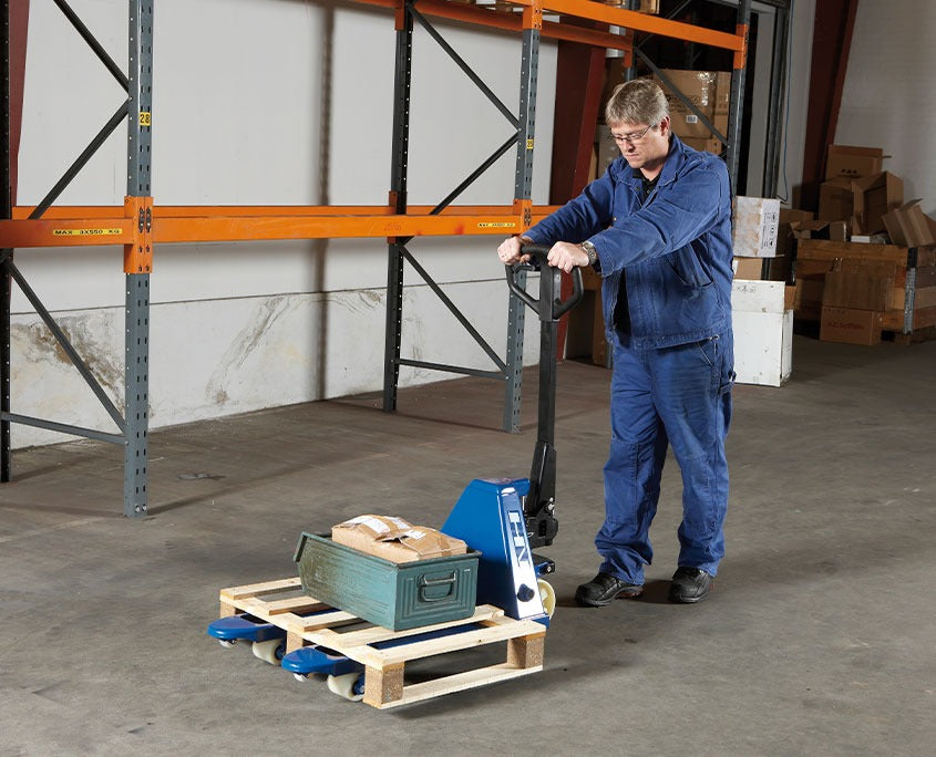 Palleløfter med korte gafler
