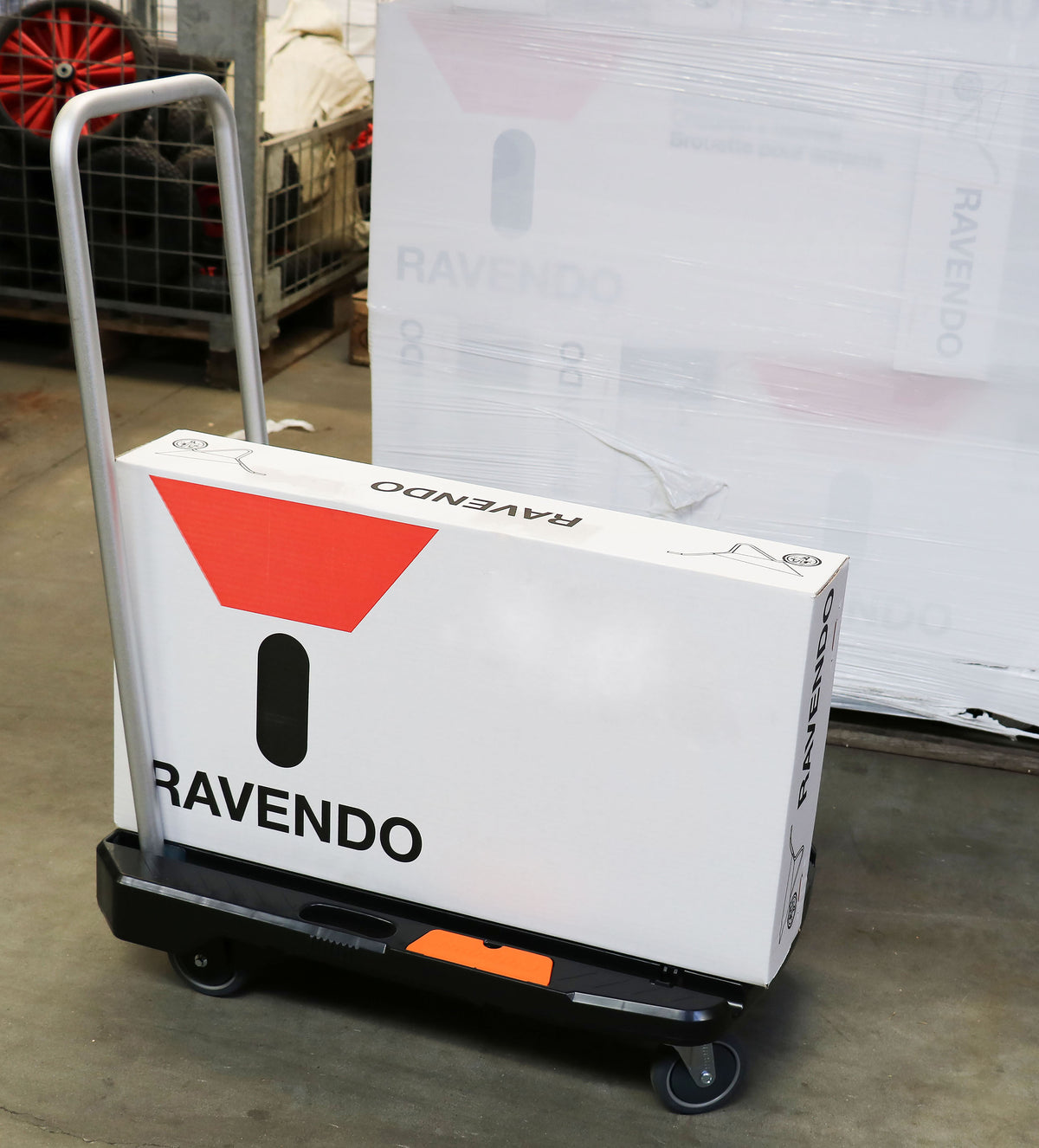 Ravendo lagervogn WHTP150WB, 150 kg – produktbillede 2